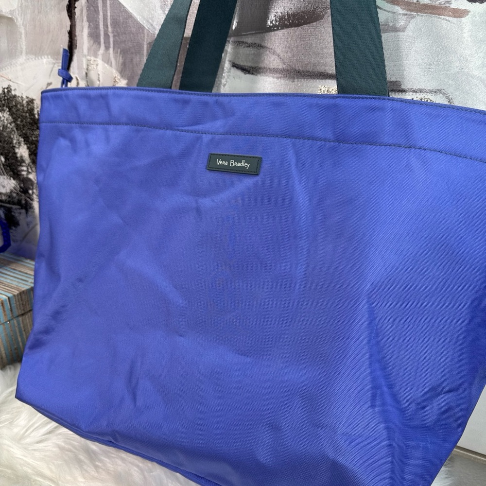 Vera Bradley Blue Tote Bag - Picture 10 of 16